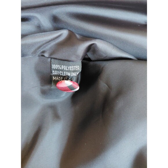 Vesuvio Napoli Size M Red/Black Plaid Lined Vest - Preppy Holiday Festive - Picture 6 of 6